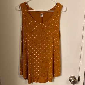 Old Navy Luxe Polka Dot Tank Top